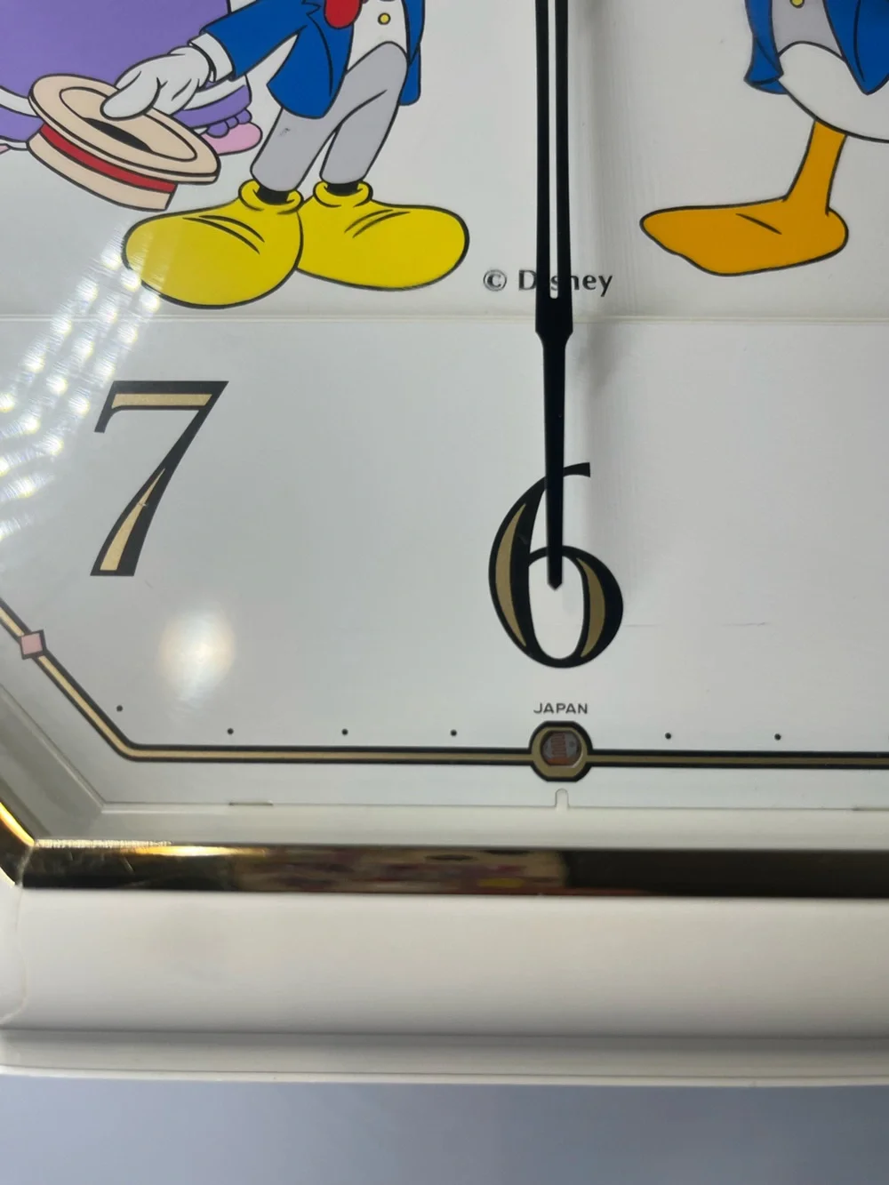 Seiko Disney Time Mickey Friends Musical Wall Clock QFW103W Japan Rare Minnie
